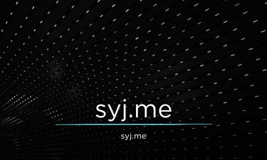 Syj.Me - Creative brandable domain for sale