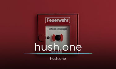 Hush.one - Creative brandable domain for sale
