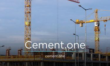 Cement.one - Creative brandable domain for sale