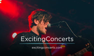 ExcitingConcerts.com - Creative brandable domain for sale