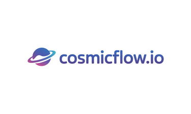 CosmicFlow.io - Creative brandable domain for sale