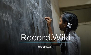 Record.Wiki - Creative brandable domain for sale