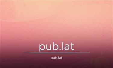 Pub.lat - Creative brandable domain for sale
