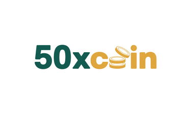 50xCoin.com - Creative brandable domain for sale