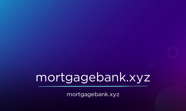 MortgageBank.xyz is for sale