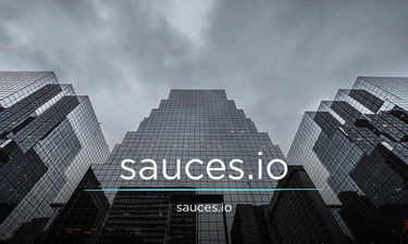 sauces.io - Creative brandable domain for sale
