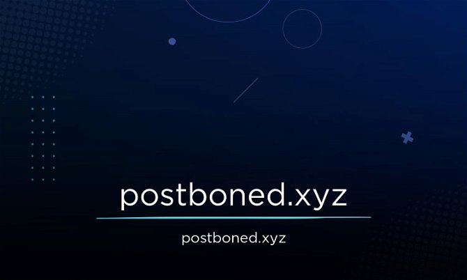 Postboned.xyz