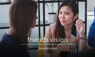 Friends.vision - Creative brandable domain for sale