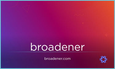 Broadener.com - Creative brandable domain for sale
