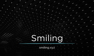 Smiling.xyz - Creative brandable domain for sale