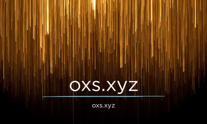 Oxs.xyz