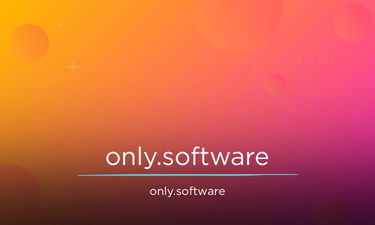 Only.software - Creative brandable domain for sale