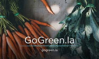 GoGreen.la - Creative brandable domain for sale