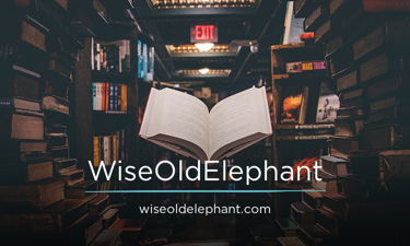 WiseOldElephant.com - Creative brandable domain for sale