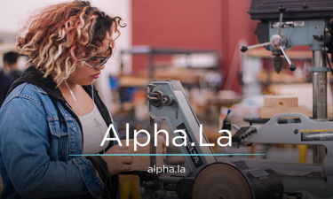 Alpha.La - Creative brandable domain for sale