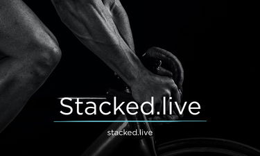 Stacked.Live - Creative brandable domain for sale
