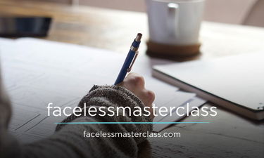 FacelessMasterclass.com - Creative brandable domain for sale