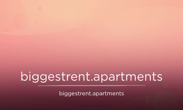 biggestrent.apartments - Creative brandable domain for sale