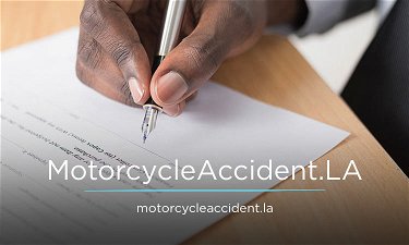 MotorcycleAccident.LA - Creative brandable domain for sale