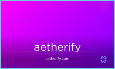 Aetherify.com - Creative brandable domain for sale