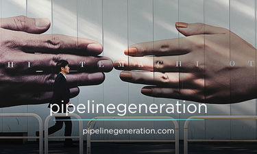 pipelinegeneration.com - Creative brandable domain for sale