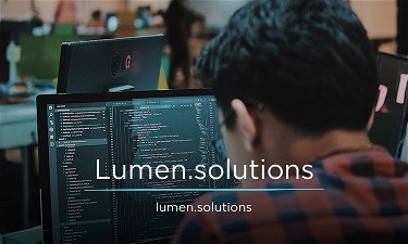 Lumen.solutions - Creative brandable domain for sale