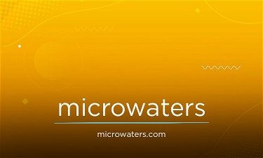 MicroWaters.com - Creative brandable domain for sale