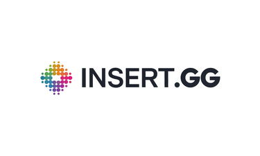 Insert.GG - Creative brandable domain for sale