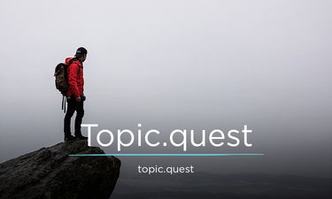 Topic.Quest - Creative brandable domain for sale