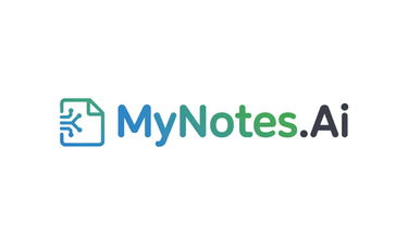 MyNotes.ai - Creative brandable domain for sale