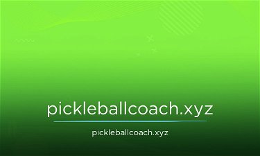 PickleballCoach.xyz - Creative brandable domain for sale
