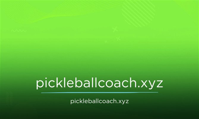 PickleballCoach.xyz