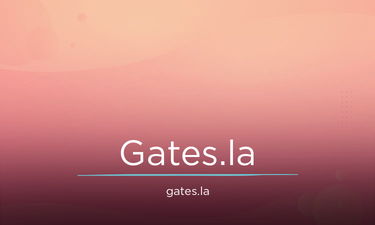 Gates.la - Creative brandable domain for sale