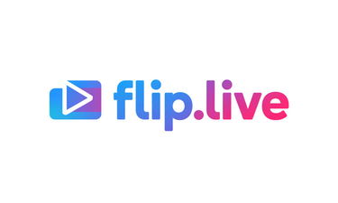Flip.live - Creative brandable domain for sale