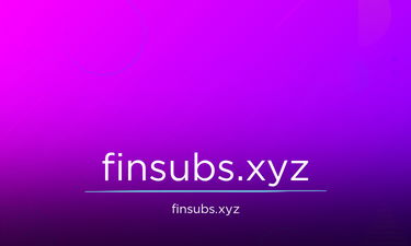 FinSubs.xyz - Creative brandable domain for sale
