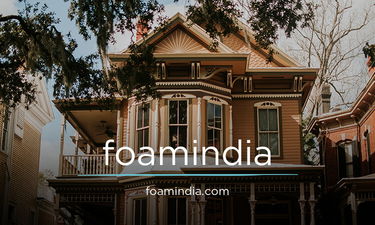 FoamIndia.com - Creative brandable domain for sale