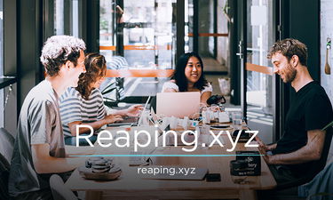Reaping.xyz - Creative brandable domain for sale