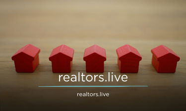 Realtors.live - Creative brandable domain for sale
