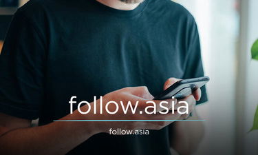 Follow.asia - Creative brandable domain for sale