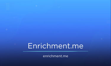 Enrichment.me - Creative brandable domain for sale