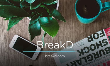 BreakD.com - Creative brandable domain for sale