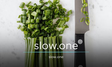Slow.one - Creative brandable domain for sale