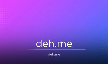 Deh.me - Creative brandable domain for sale