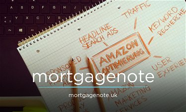 MortgageNote.uk - Creative brandable domain for sale