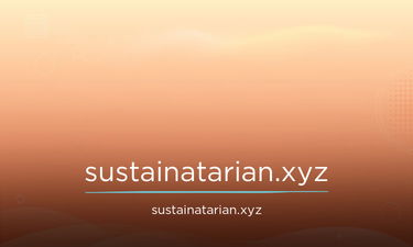 Sustainatarian.xyz - Creative brandable domain for sale