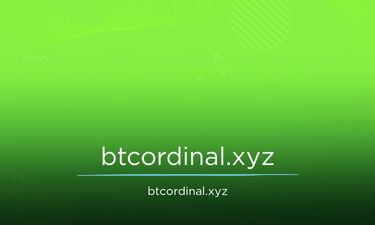 btcordinal.xyz - Creative brandable domain for sale