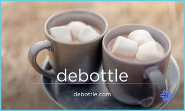 DeBottle.com - Creative brandable domain for sale