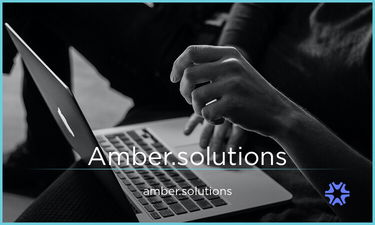 Amber.solutions - Creative brandable domain for sale
