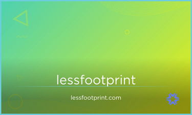LessFootprint.com - Creative brandable domain for sale