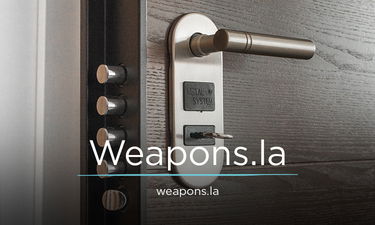 Weapons.la - Creative brandable domain for sale